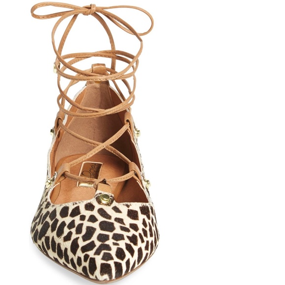 GENTLY USED HALOGEN OWEN GENUINE CALF HAIR FLATS - Picture 3 of 14